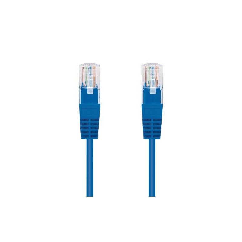 Nanocable Cable Red Latiguillo RJ45 CAT.6 UTP AWG24, Azul, 25 cm