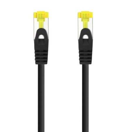 Nanocable Cable Red Latiguillo RJ45 LSZH CAT.6A SFTP AWG26, Negro, 25 cm