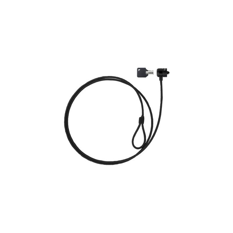 TooQ Cable de Seguridad con Llave para Portátiles 1.5 metros, Gris Oscuro