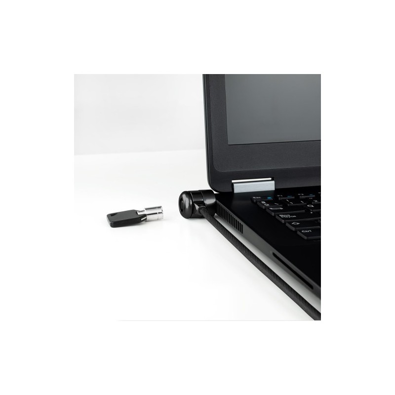 TooQ Cable de Seguridad con Llave para Portátiles 1.5 metros, Gris Oscuro
