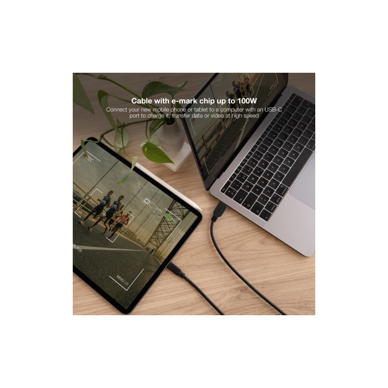 Nanocable 10.01.2103 cable USB USB 2.0 3 m USB A USB C 0,48 Gbit/s Negro