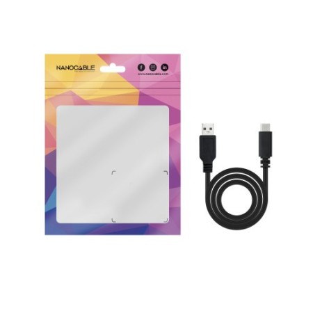 Nanocable 10.01.2103 cable USB USB 2.0 3 m USB A USB C 0,48 Gbit/s Negro