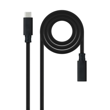 Nanocable 10.01.4501 cable USB USB 3.2 Gen 2x2 1 m USB C 20 Gbit/s 100 W Negro