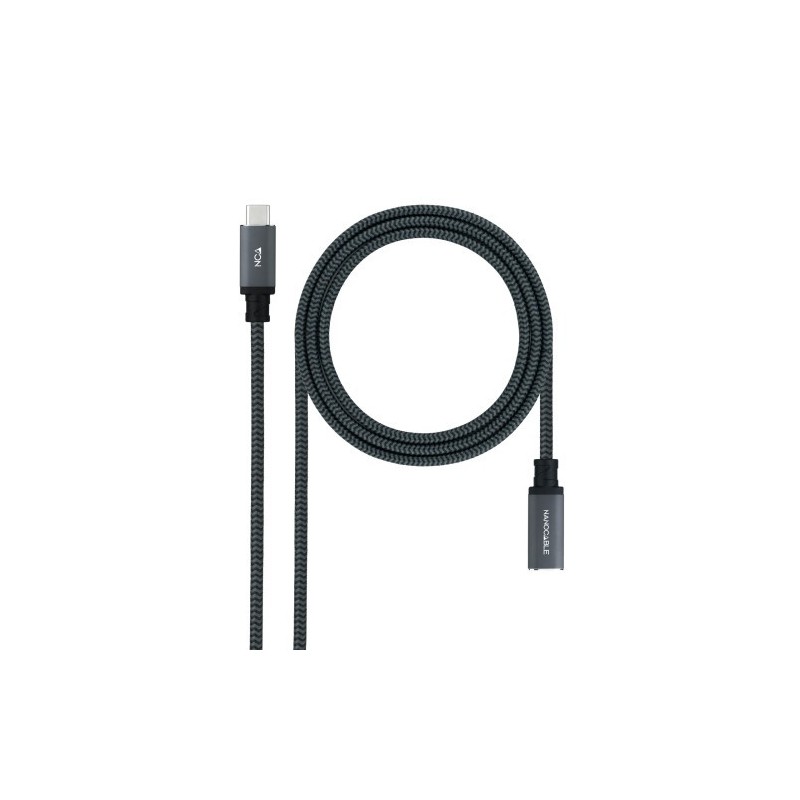 Nanocable 10.01.4501-L150-COMB cable USB USB 3.2 Gen 2x2 1,5 m USB C 20 Gbit/s 100 W Negro