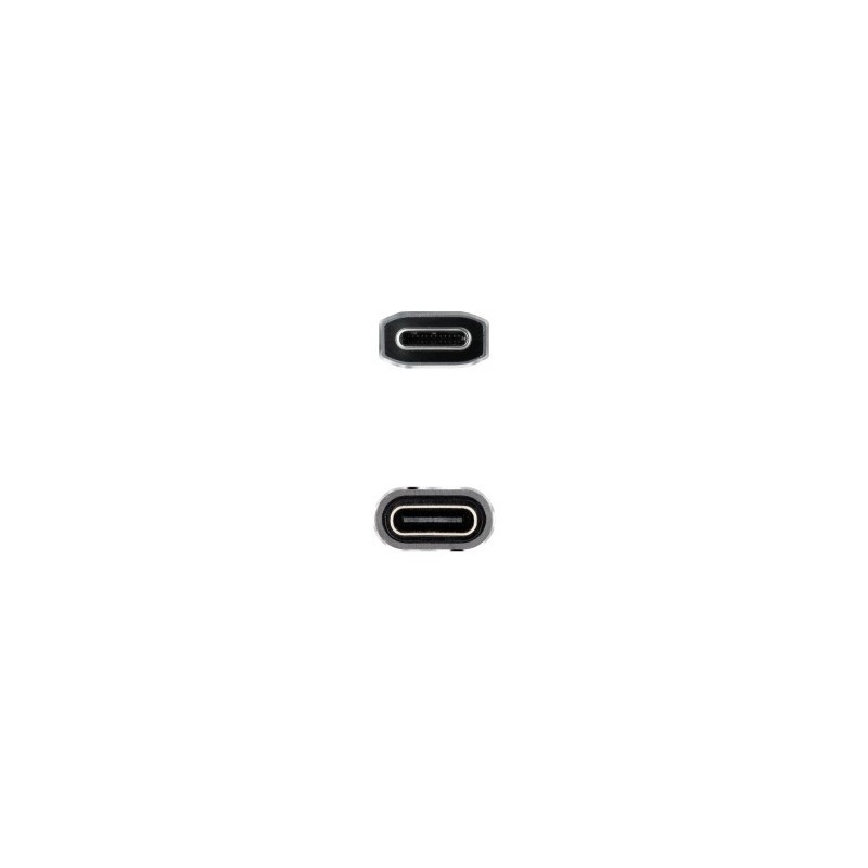 Nanocable 10.01.4501-L150-COMB cable USB USB 3.2 Gen 2x2 1,5 m USB C 20 Gbit/s 100 W Negro