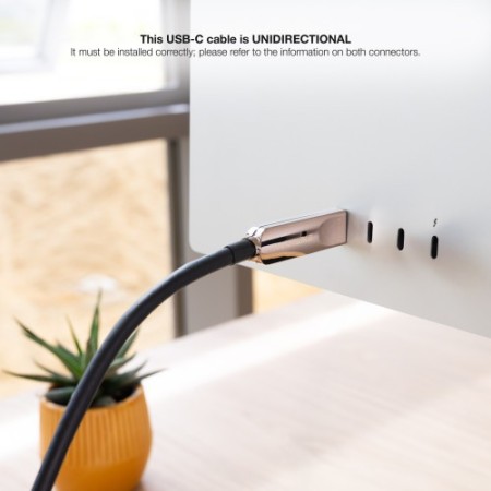 Nanocable Cable USB 3.2 Gen2x1 AOC, 60W 3A PD 10Gbps 8K@60Hz, USB-C M/M, 15m, Negro