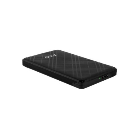 TooQ Caja Externa para Discos de 2,5” HDD/SSD, Negro