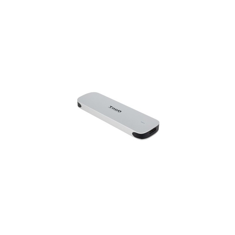 TooQ Caja Externa para SSD M.2 NGFF, Plata