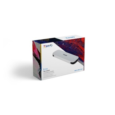 TooQ Caja Externa para SSD M.2 NGFF, Plata