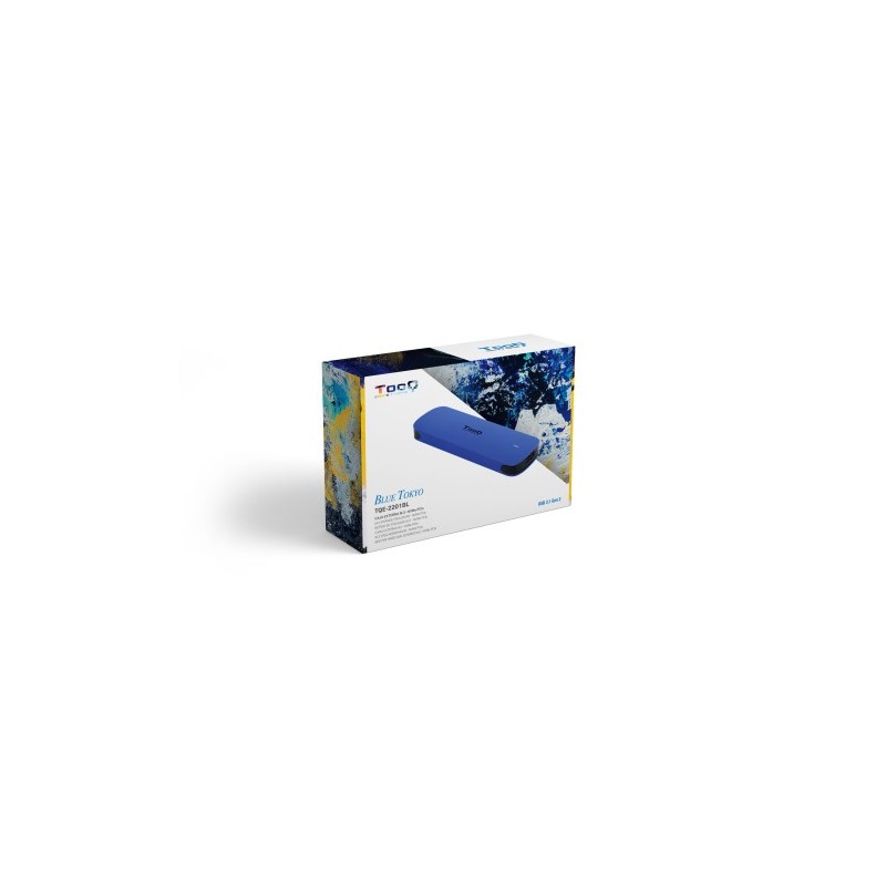 TooQ Caja externa para SSD M.2 NVMe, Azul