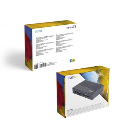 TooQ Caja externa para SSD M.2 NVMe/SATA + HUB USB-C 3.2 Gen2 con 2x USB-A 3.1 + 1x USB-A 2.0 + USB-C 3.2 Gen2 + HDMI 2.0 + RJ45