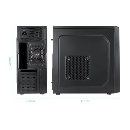 TooQ Caja Semitorre ATX “PRISMA ULTRA” Negra