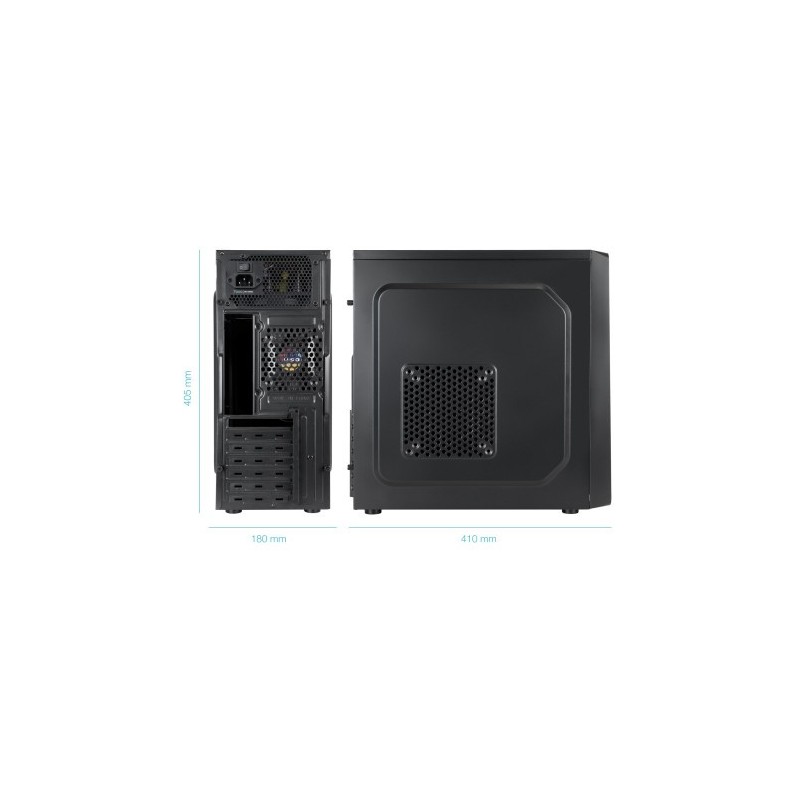 TooQ Caja Semitorre ATX “PRISMA ULTRA” Negra