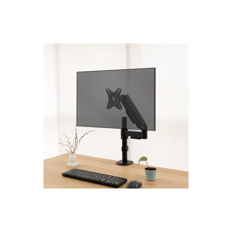 TooQ Soporte de Mesa para Pantallas 17”-32”, Color Negro