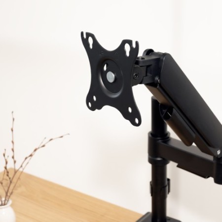 TooQ Soporte de Mesa para Pantallas 17”-32”, Color Negro
