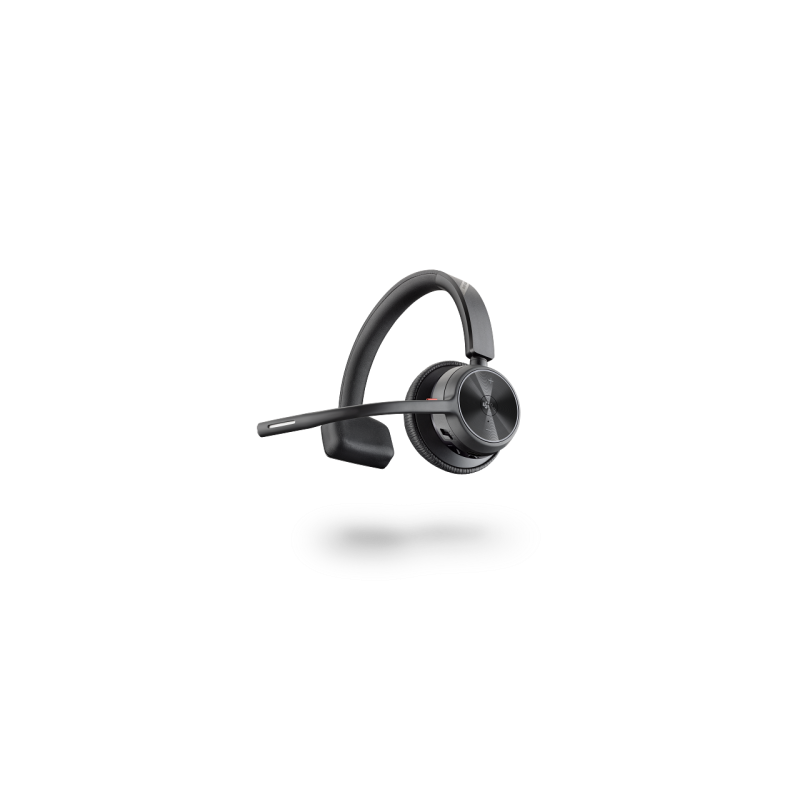 HP Poly Auriculares Poly Voyager 4310 USB-C con certificación para Microsoft Teams + llave BT700