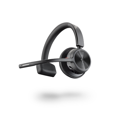 HP Poly Auriculares Poly Voyager 4310-M USB-C con certificación para Microsoft Teams + llave BT700 + soporte de carga
