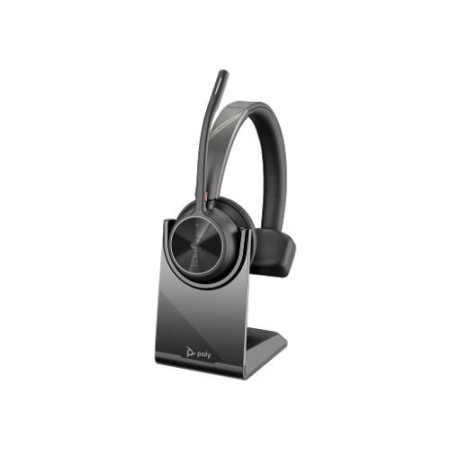 HP Poly Auriculares Poly Voyager 4310-M USB-C con certificación para Microsoft Teams + llave BT700 + soporte de carga