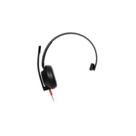 HP Poly Auriculares Poly Blackwire 5210 monaural USB-C + conector de 3,5 mm + adaptador USB-C/A