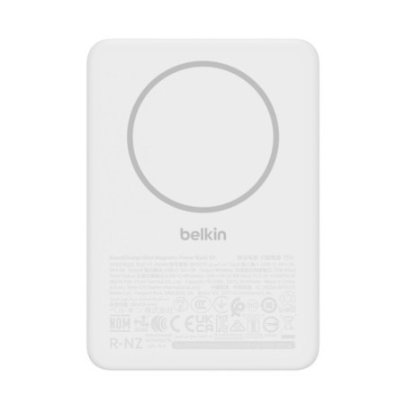 Belkin BPD010hqWH 5000 mAh Cargador inalámbrico Blanco