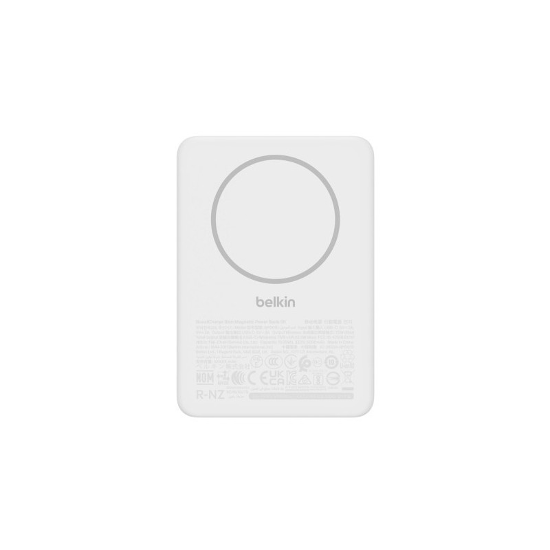 Belkin BPD010hqWH 5000 mAh Cargador inalámbrico Blanco