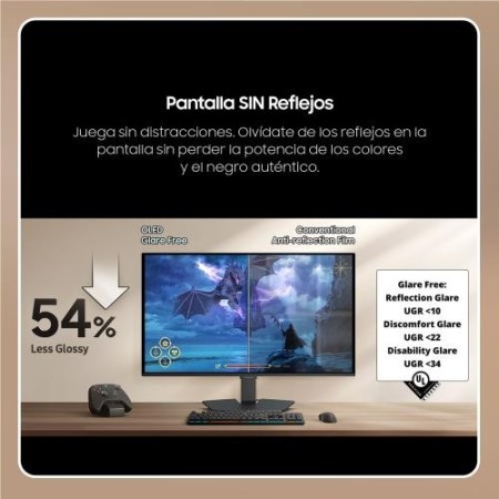 SAMSUNG MONITOR IT LS27FG500SUXEN (G50SF)/OLED/2,560 x 1,440/180HZ /FLAT /16:9
