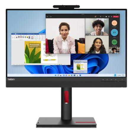 Lenovo ThinkCentre Tiny-In-One 24 pantalla para PC 60,5 cm (23.8″) 1920 x 1080 Pixeles Full HD LCD Pantalla táctil Negro