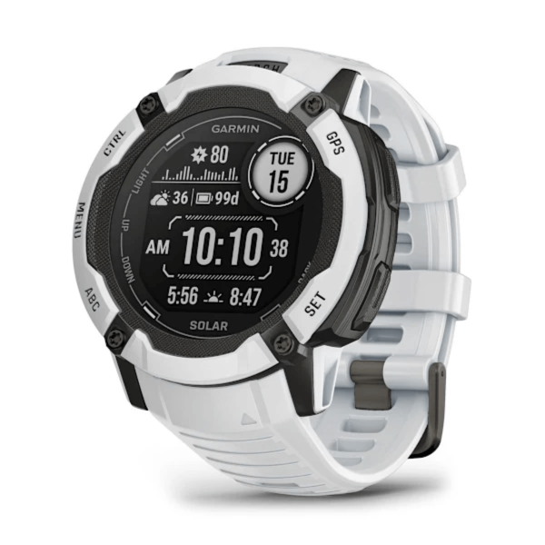 Garmin Instinct 2X Solar GPS 50mm Smartwatch Blanco (White Stone)