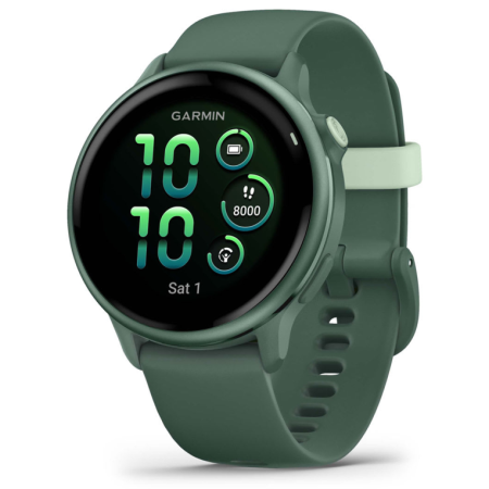 Garmin vívoactive 6 3,05 cm (1.2″) AMOLED 42 mm Digital 390 x 390 Pixeles Pantalla táctil Verde Wifi GPS (satélite)