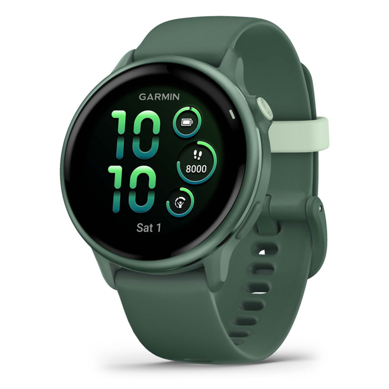 Garmin vívoactive 6 3,05 cm (1.2″) AMOLED 42 mm Digital 390 x 390 Pixeles Pantalla táctil Verde Wifi GPS (satélite)
