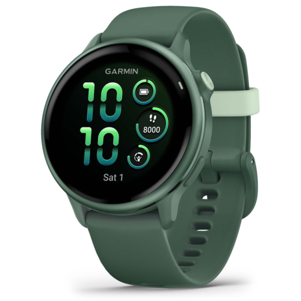 Garmin vívoactive 6 3,05 cm (1.2″) AMOLED 42 mm Digital 390 x 390 Pixeles Pantalla táctil Verde Wifi GPS (satélite)