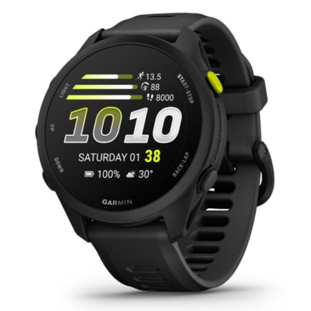 Garmin Forerunner 70 3,05 cm (1.2″) AMOLED 43 mm Digital 390 x 390 Pixeles Pantalla táctil Negro GPS (satélite)