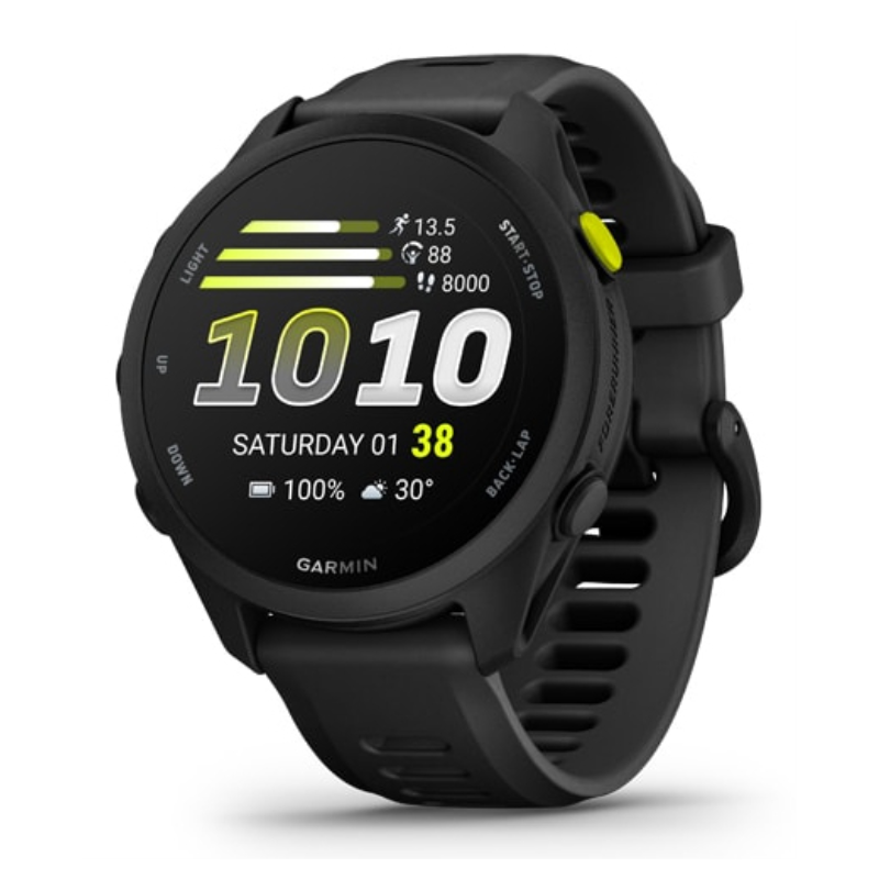 Garmin Forerunner 70 3,05 cm (1.2″) AMOLED 43 mm Digital 390 x 390 Pixeles Pantalla táctil Negro GPS (satélite)
