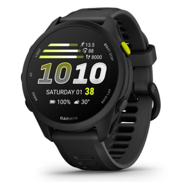 Garmin Forerunner 70 3,05 cm (1.2″) AMOLED 43 mm Digital 390 x 390 Pixeles Pantalla táctil Negro GPS (satélite)