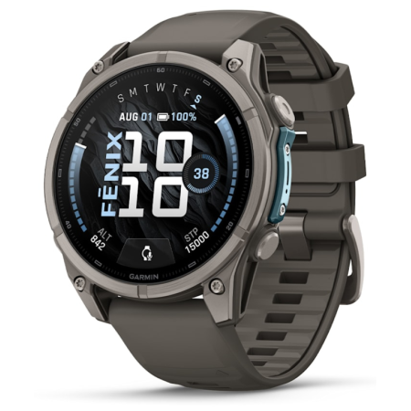Garmin fenix 9 3,56 cm (1.4″) AMOLED 47 mm Digital 454 x 454 Pixeles Pantalla táctil Titanio Wifi GPS (satélite)
