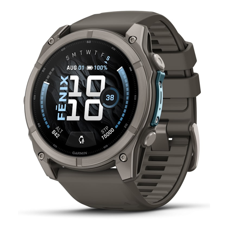 Garmin fenix 9 3,56 cm (1.4″) AMOLED 51 mm Digital 454 x 454 Pixeles Pantalla táctil Titanio Wifi GPS (satélite)