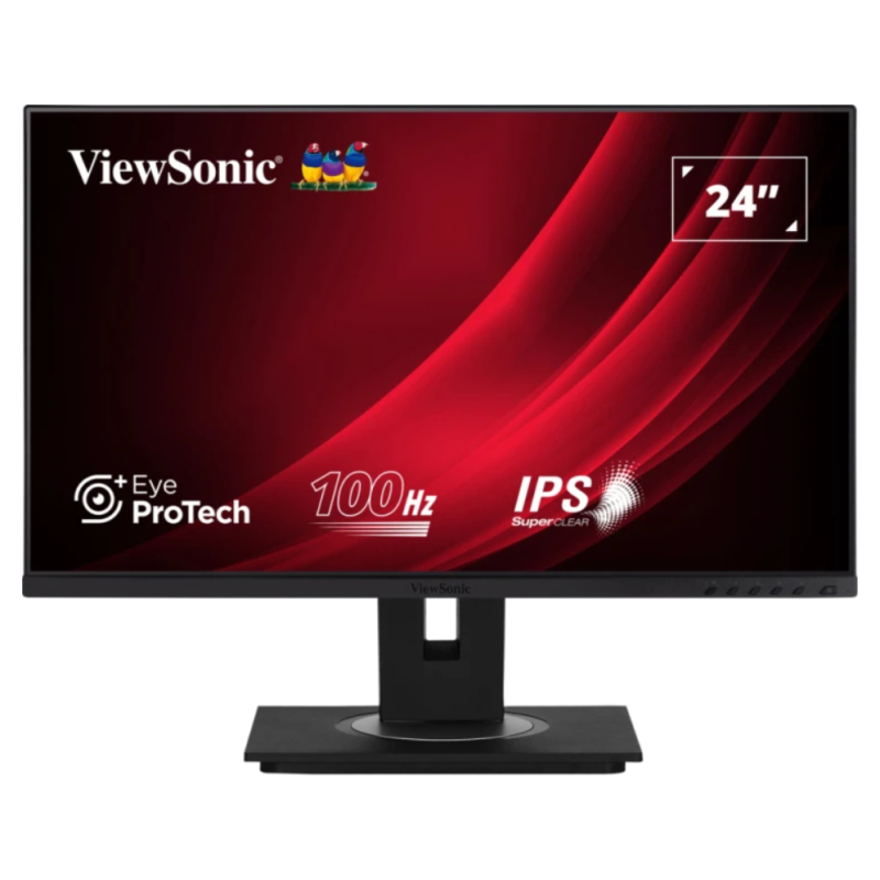 Viewsonic VG Series VG2448A-2 pantalla para PC 60,5 cm (23.8″) 1920 x 1080 Pixeles Full HD LED Negro