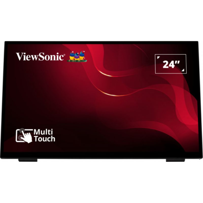Viewsonic TD2465 pantalla de señalización Panel plano interactivo 61 cm (24″) LED 250 cd / m² Full HD Negro Pantalla táctil