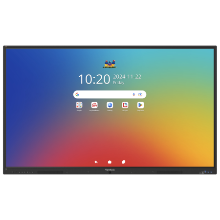 Viewsonic IFP 75IN 4K ANDROID 16 EDLA 64 pizarra blanca interactiva 190,5 cm (75″) 3840 x 2160 Pixeles Pantalla táctil