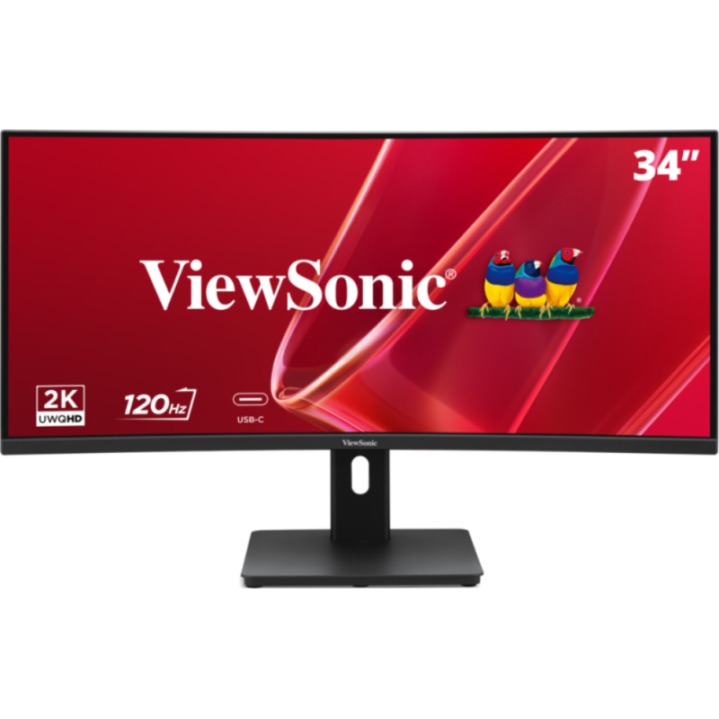 Viewsonic VA VA3420C-2 pantalla para PC 86,4 cm (34″) 3440 x 1440 Pixeles UltraWide Quad HD LED Negro