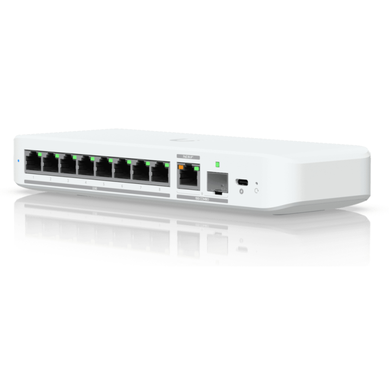 Ubiquiti UniFi Flex 2.5G Gestionado L2 2.5G Ethernet (100/1000/2500) Montaje en pared/escritorio Blanco