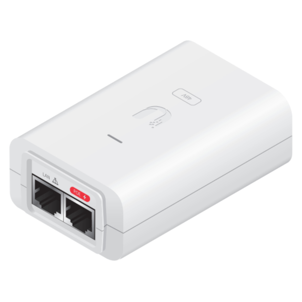 Ubiquiti POE-48-24W-WH adaptador e inyector de PoE 48 V