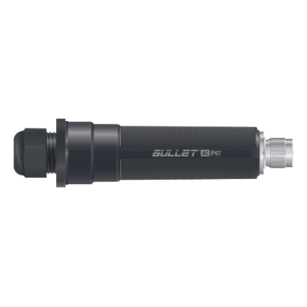 Ubiquiti BULLETAC-IP67 punto de acceso inalámbrico Negro Energía sobre Ethernet (PoE)