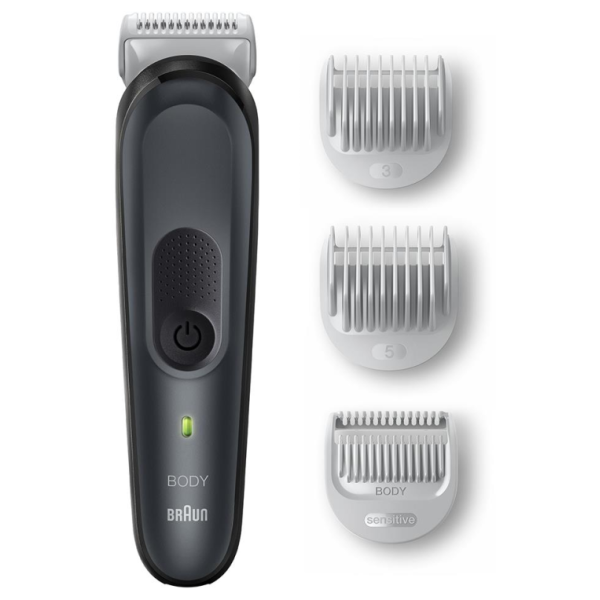 Braun Series 3 BG3350 afeitadora corporal Negro, Gris