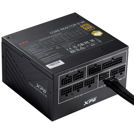 XPG COREREACTOR II VE 650W unidad de fuente de alimentación 24-pin ATX ATX Negro