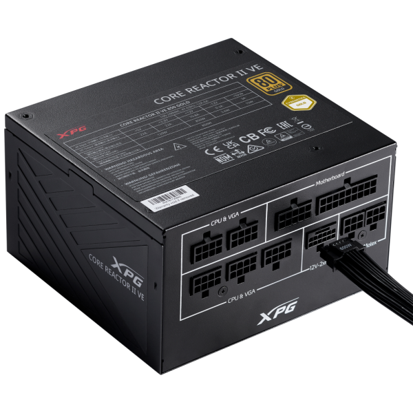 XPG COREREACTOR II VE 650W unidad de fuente de alimentación 24-pin ATX ATX Negro