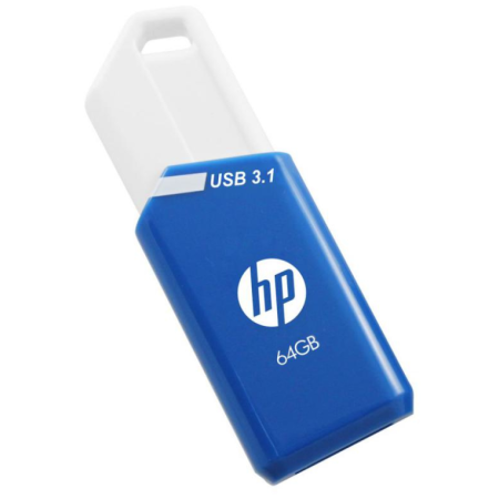 HP x755w unidad flash USB 64 GB USB tipo A 3.2 Gen 1 (3.1 Gen 1) Azul, Blanco