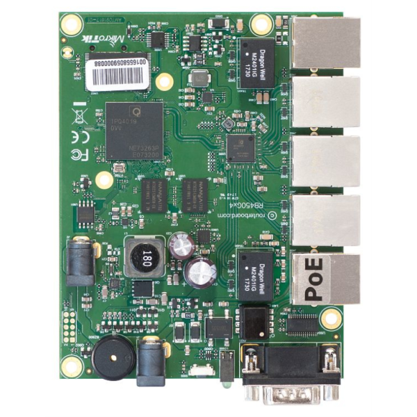 Mikrotik RB450Gx4 router Gigabit Ethernet Verde