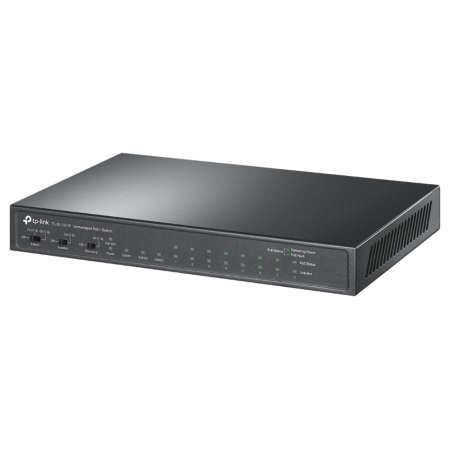 TP-Link TL-SL1311P switch Fast Ethernet (10/100) Energía sobre Ethernet (PoE) Negro