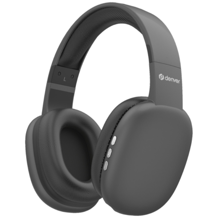 Denver BTH-252 auricular y casco Auriculares Inalámbrico De mano Llamadas/Música/Deporte/Uso diario Bluetooth Gris